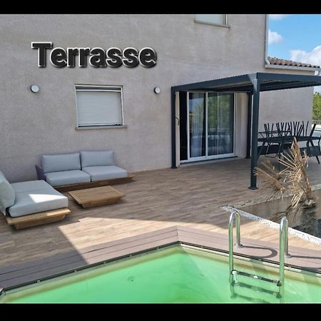 Maison 8 Couchages Clim, Plage A Pied, Petite Piscine بورت-لا-نوفيل المظهر الخارجي الصورة